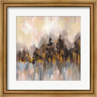 Framed Blushing Forest I