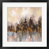 Framed Blushing Forest I