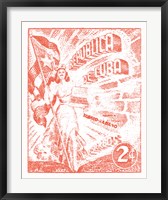 Framed Cuba Stamp XXI Bright
