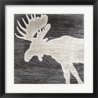 Framed 'Good Night Moose' border=