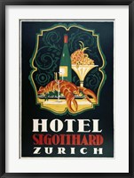 Framed Hotel Zurich