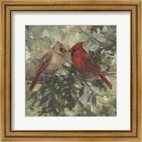 Framed Kissing Cardinals