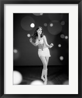 Framed 1960s Woman Dancing In White