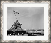 Framed 1960s Marine Corps Monument In Arlington