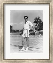 Framed 1930s Man Wearing Tennis Whites