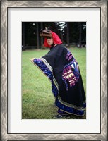 Framed Makah Indian Female Dance Costume