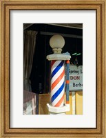 Framed Barber Pole Spring Lake New Jersey Usa