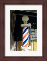 Framed Barber Pole Spring Lake New Jersey Usa