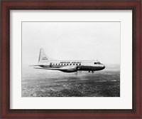 Framed 1940s 1950s American Airlines Convair Flagship