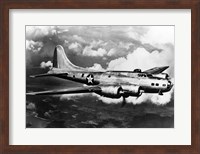 Framed 1940s World War Ii Airplane Boeing B-17E Bomber