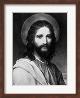 Framed Painting Titled The Christ Portrait Of Jesus Christ