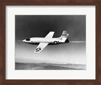 Framed 1940s 1950s Bell X-1 Us Air Force Supersonic Plane