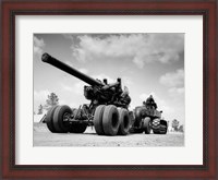 Framed 1940s Army Track Laying Vehicle