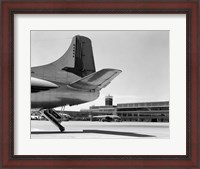 Framed 1950s Tail Of Commercial Airplane