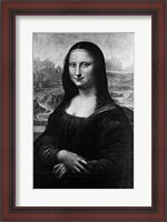 Framed Leonardo Da Vinci'S Mona Lisa 16Th Century Painting