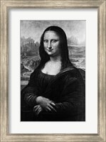 Framed Leonardo Da Vinci'S Mona Lisa 16Th Century Painting