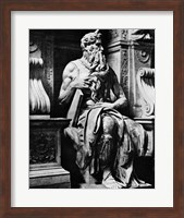 Framed 1500S Tomb Pope Julius 11 16Th Century Marble Sculpture Moses