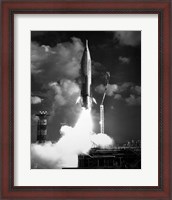 Framed 1960s Atlas Icbm Launch