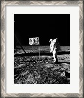 Framed 1969 Astronaut Us Flag