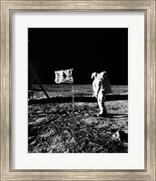 Framed 1969 Astronaut Us Flag