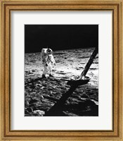 Framed 1960s Astronaut Buzz Aldrin In Space