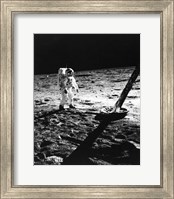 Framed 1960s Astronaut Buzz Aldrin In Space