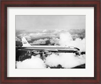 Framed 1950s Boeing 707 Passenger Jet Flying