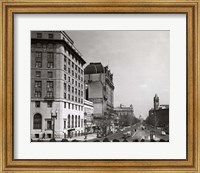 Framed 1940s Pennsylvania Avenue With Capitol Building