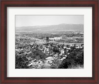 Framed 1940s View Overlooking Universal City Ca Usa