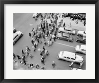 Framed 1950s New York City, Ny 5Th Avenue View?