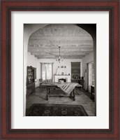 Framed 1920s Interior Mexican Spanish Style Parlor