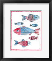 Coastal Americana I Framed Print