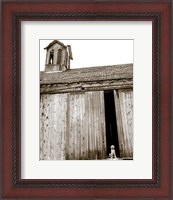 Framed Barnyard Dog