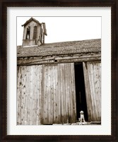 Framed Barnyard Dog