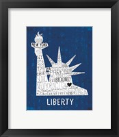 Framed 'Iconic NYC II' border=