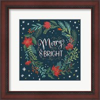 Framed Christmas Bloom III