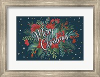 Framed Christmas Bloom I