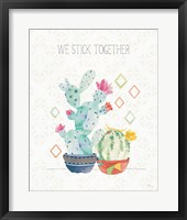 Sweet Succulents IV Framed Print