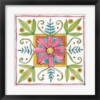 Framed 'Simply Petals XII' border=