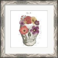 Framed Floral Skull II