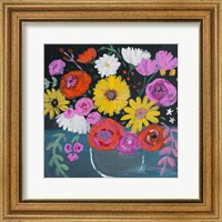 Framed Midnight Floral