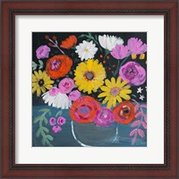 Framed Midnight Floral