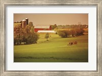 Framed Fall Farm