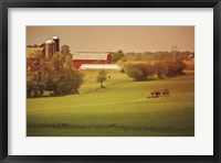Framed Fall Farm
