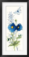 Framed Independent Blooms Blue VI