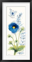 Framed Independent Blooms Blue V