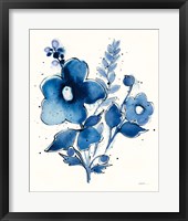 Independent Blooms Blue IV Framed Print