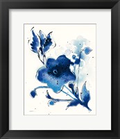 Framed Independent Blooms Blue II