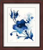 Framed Independent Blooms Blue II