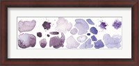 Framed Watercolor Stones I